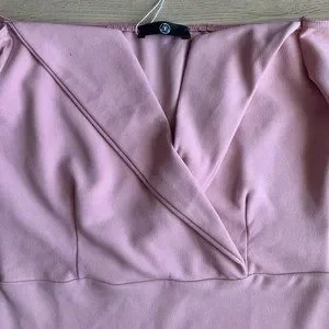 Missguided bardot foldover wrap dress deals